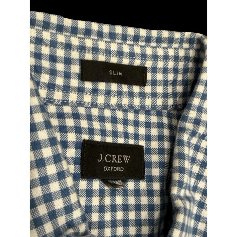 J. Crew Men's Oxford Shirt Blue Button Up Slim Fit BOGO  Lot Preppy Smart Casual